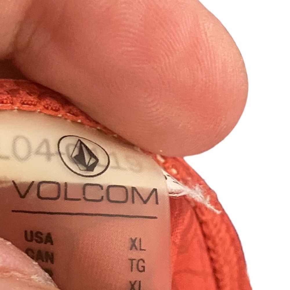 High Waisted Volcom Simply Solid Retro, Rust Cuto… - image 6